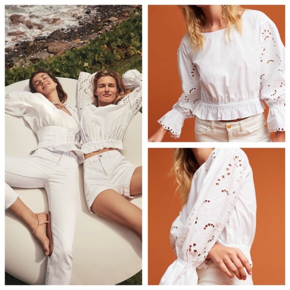 Anthropologie Marigot Poplin Blouse
